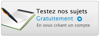 Tester gratuitement nos sujets