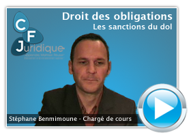 Droit des obligations, BENMIMOUNE st�phane, Charg� de cours � l'Universit� d'Evry